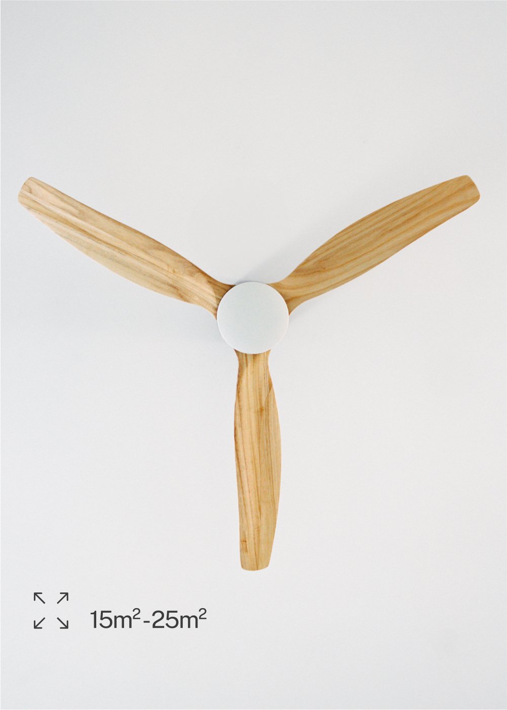 CREATE - WIND CALM - Ventoinha de teto 40W silencioso Ø132 cm 100% madeira, imagem de galeria 5