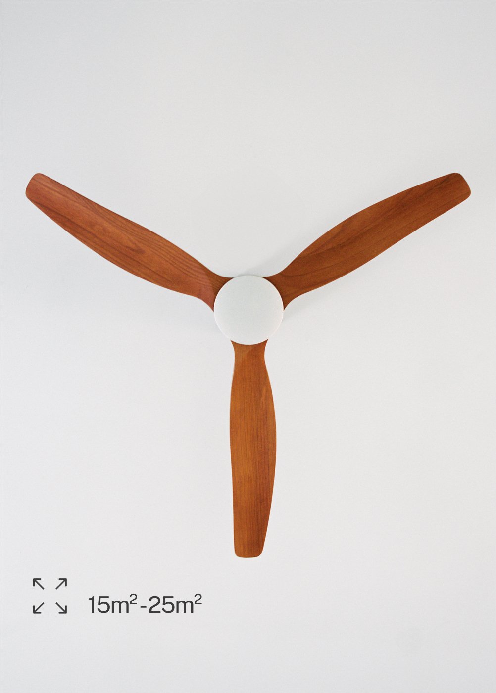 CREATE - WIND CALM - Ventoinha de teto 40W silencioso Ø132 cm 100% madeira, imagem de galeria 5