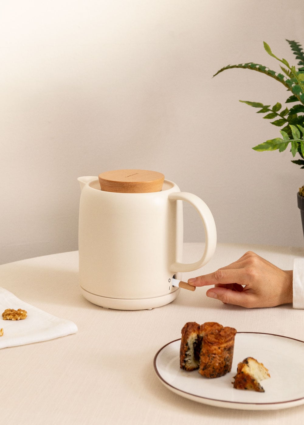 CREATE - KETTLE CERAMIC - Fervedor de água elétrico de cerâmica 1 L, imagem de galeria 4