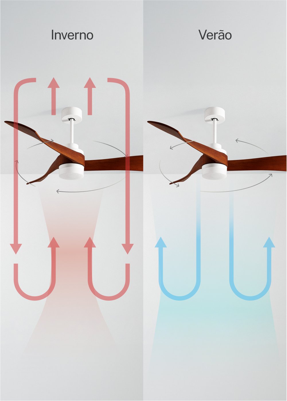 CREATE - WIND CURVE - Ventoinha de teto 40W silencioso Ø132 cm 100% madeira, imagem de galeria 3