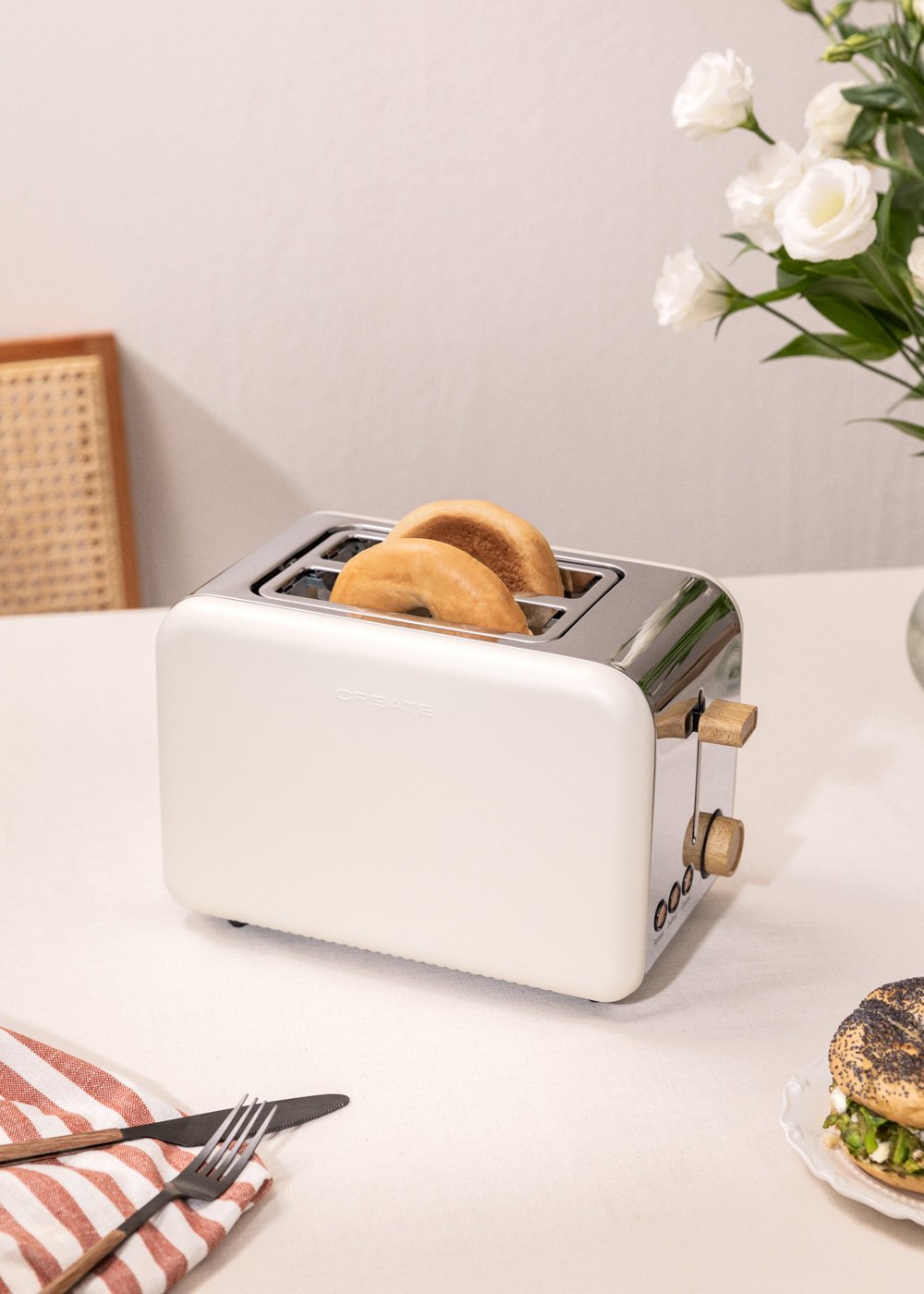 CREATE - TOAST RETRO - Torradeira para fatias largas, imagem de galeria 1