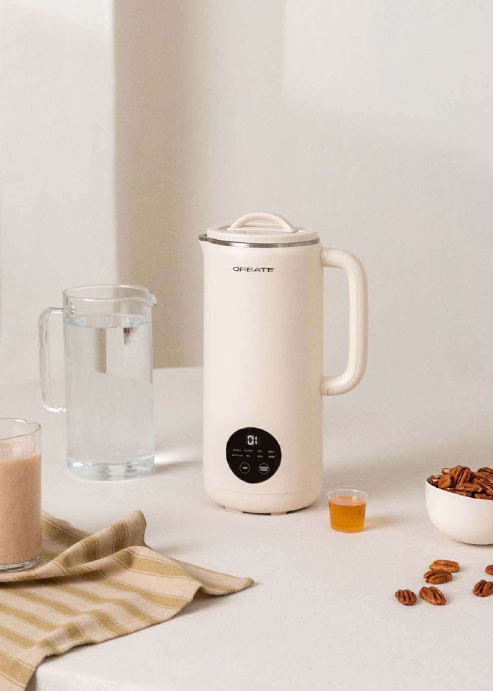 CREATE - VEGAN MILK MAKER STUDIO - Máquina multifuncional de 850 ml para leites vegetais, imagem de galeria 1