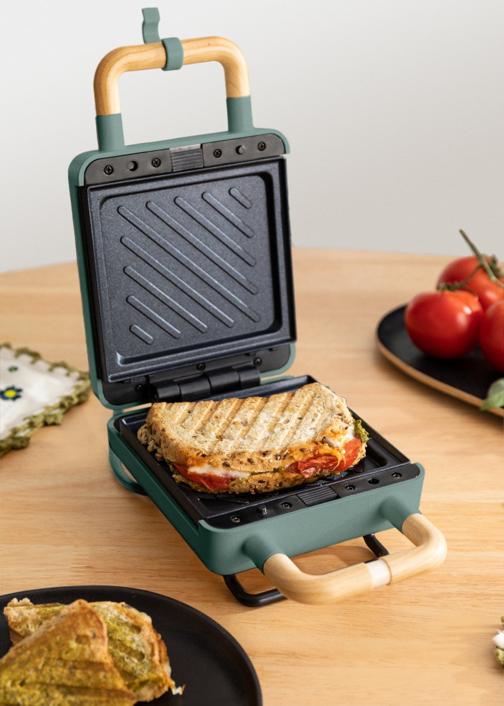 CREATE - STONE STUDIO - Sanduicheira grill e máquina de waffles com placas intercambiáveis, imagem de galeria 3
