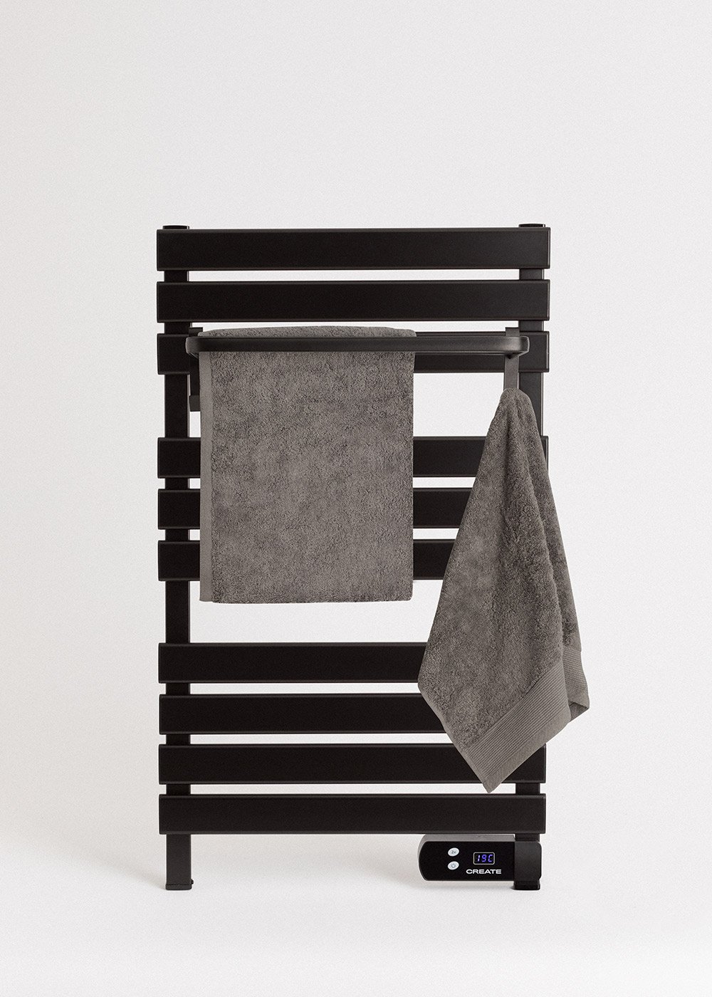 CREATE - WARM TOWEL - Barra de toalha elétrica para piso ou parede 500W, imagem de galeria 2