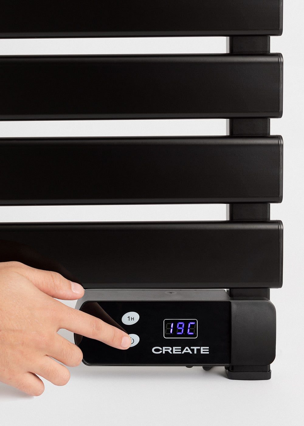 CREATE - WARM TOWEL - Toalheiro elétrico de chão ou parede 500W, imagem de galeria 5