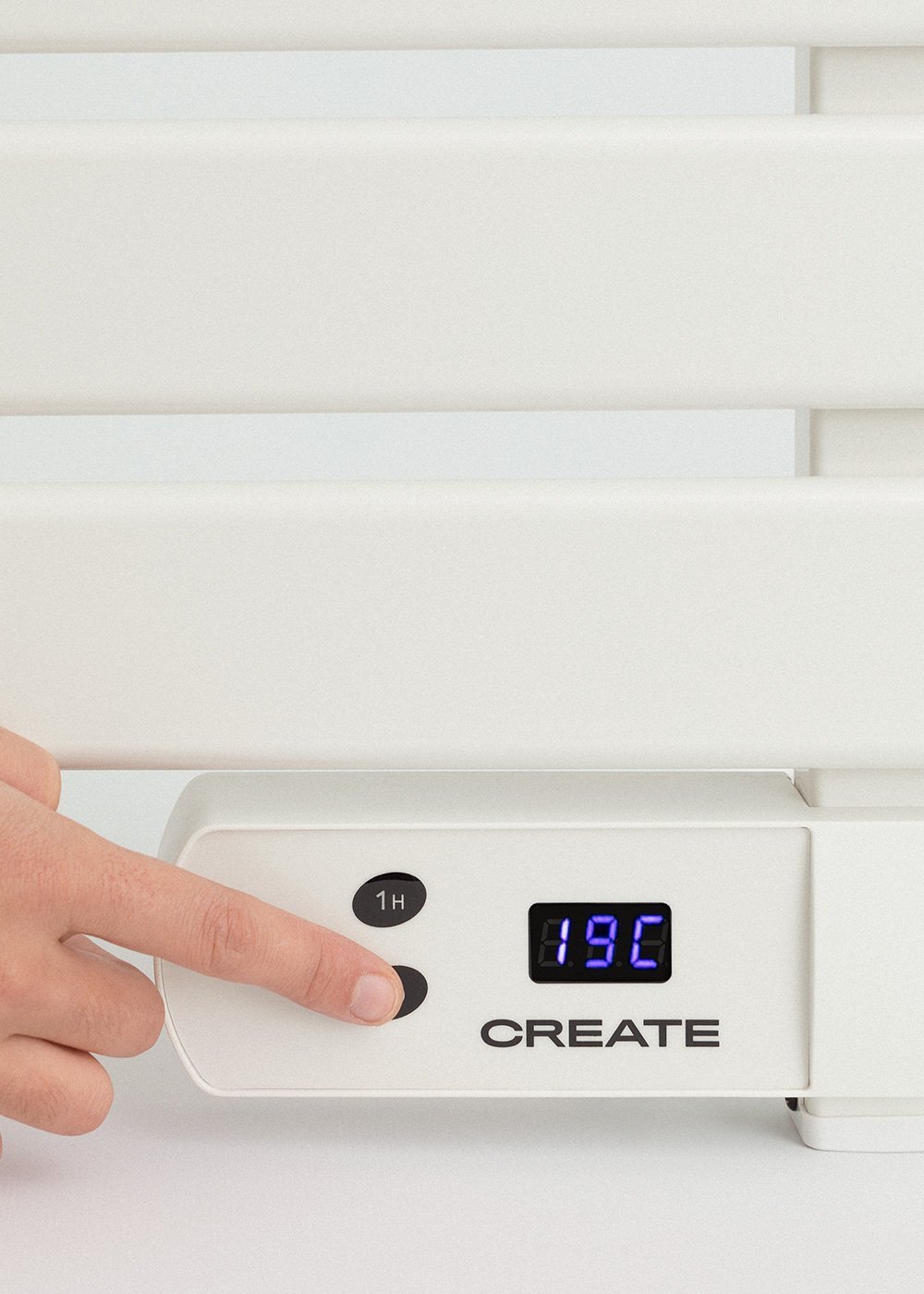 CREATE - WARM TOWEL - Barra de toalha elétrica para piso ou parede 500W, imagem de galeria 6