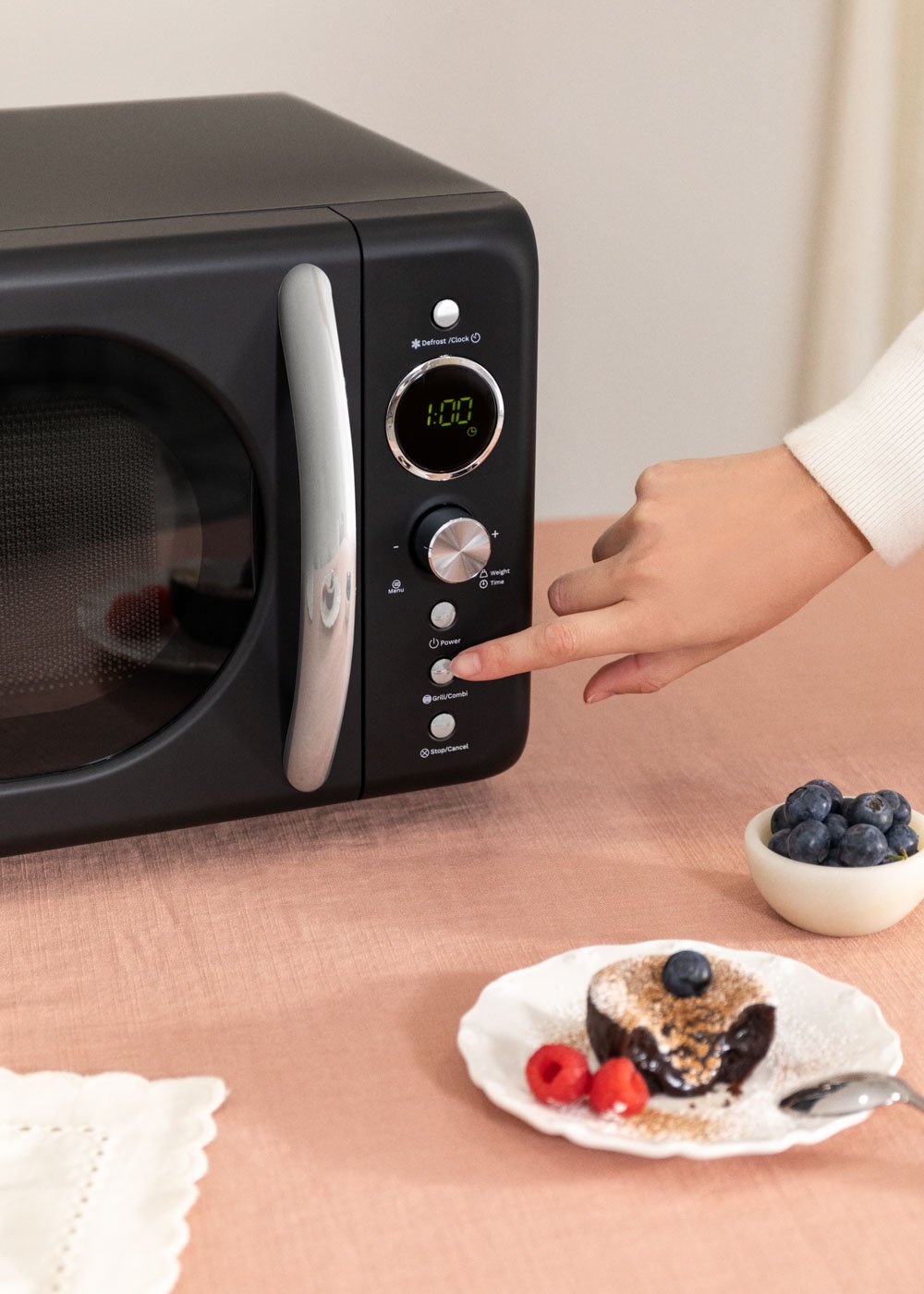 CREATE - MICROWAVE RETRO - Micro-ondas grill digital 900 W, imagem de galeria 2