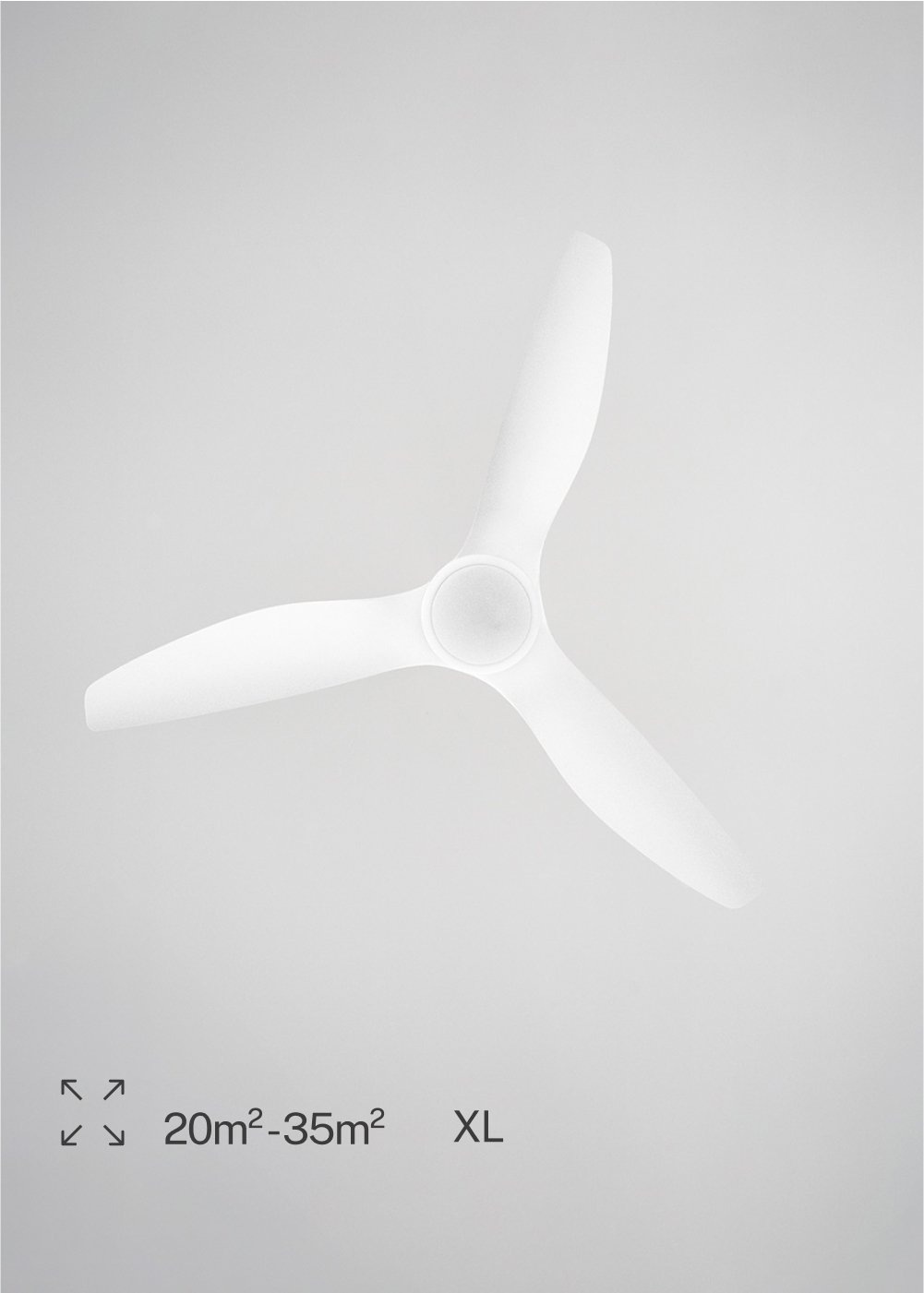 CREATE - WIND SAIL - Ventoinha de teto 90W silencioso XL Ø163 , imagem de galeria 4