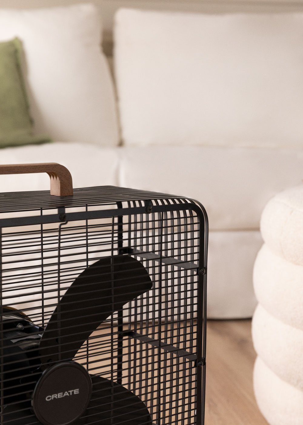 CREATE - AIR FLOOR BOX - Ventoinha de chão industrial 90W, imagem de galeria 3