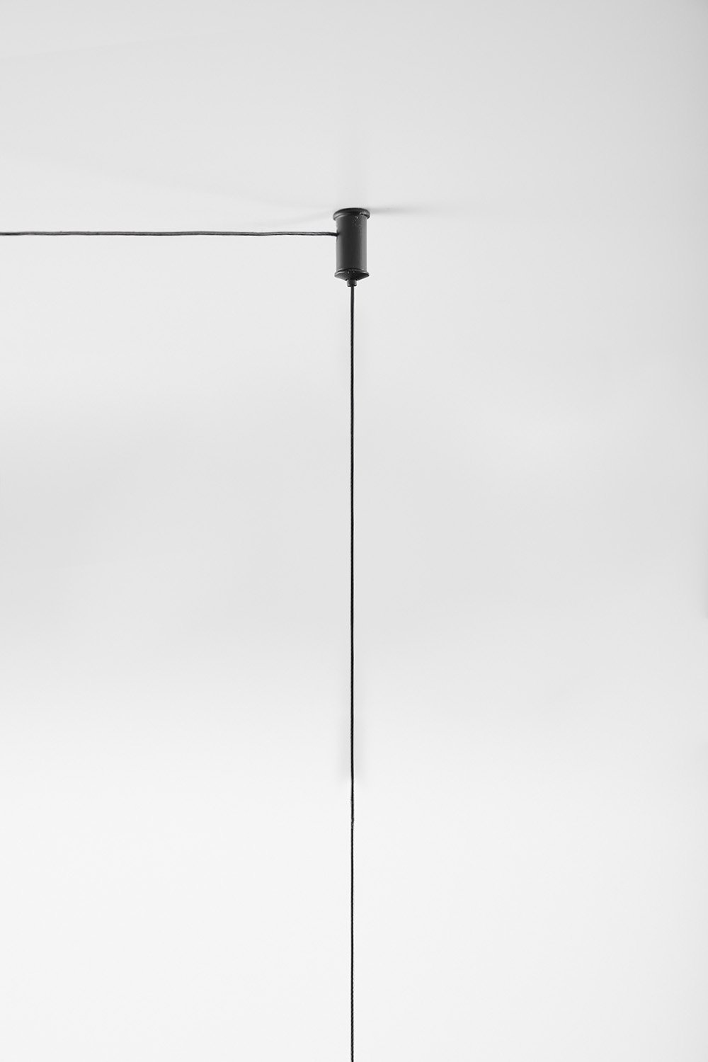 Candeeiro de teto linear LED em ferro e vidro (95 cm) Necsar, imagem de galeria 5