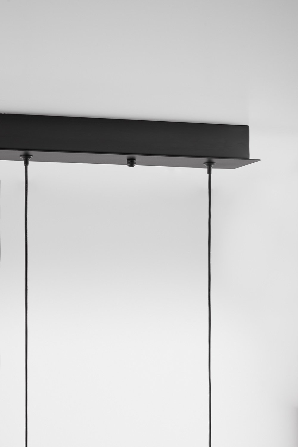 Candeeiro de teto LED em ferro e vidro com 5 pontos de luz Necsar, imagem de galeria 4