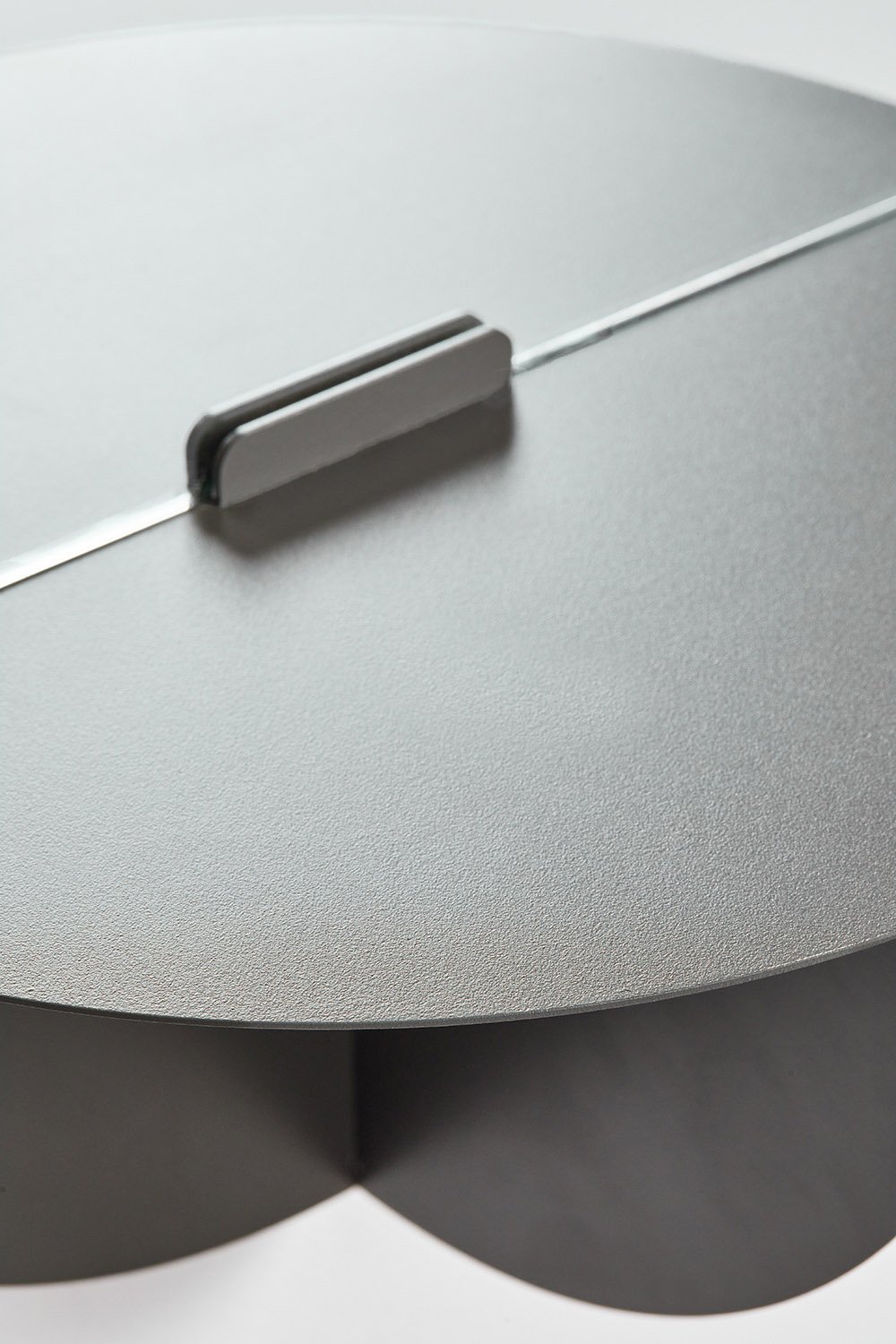 Espelho de parede oval 30x60 cm com prateleira em aço Nubino, imagem de galeria 6