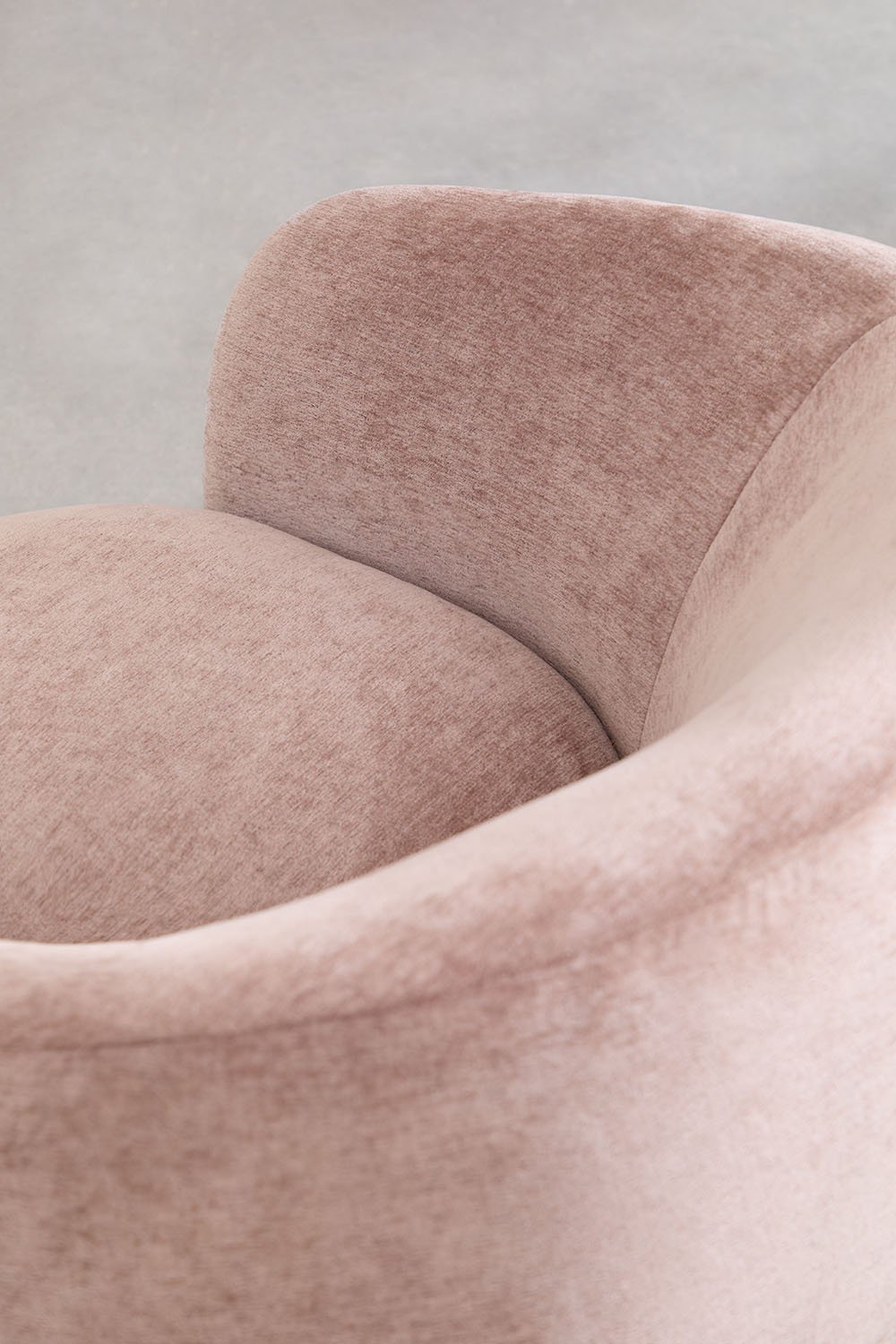 Poltrona giratória Mieres em chenille , imagem de galeria 8