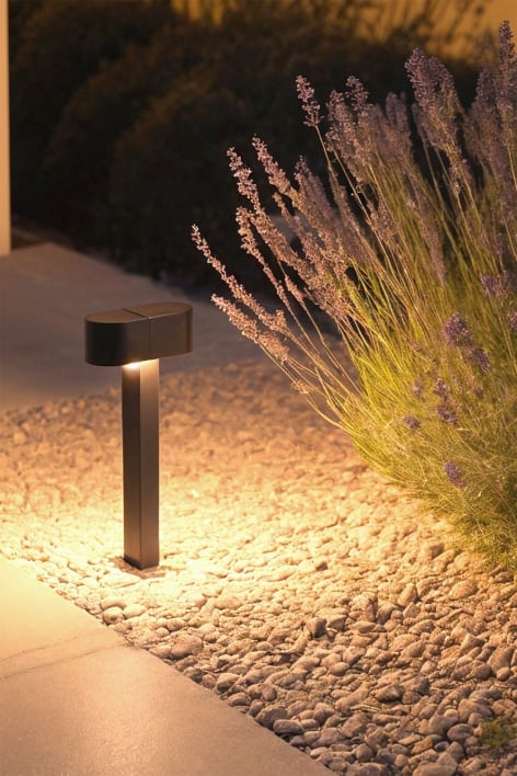 Farol exterior em alumínio com 2 pontos de luz Efingam