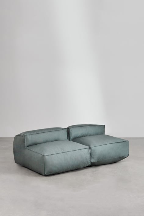 Sofá de jardim modular de 2 peças Dojans