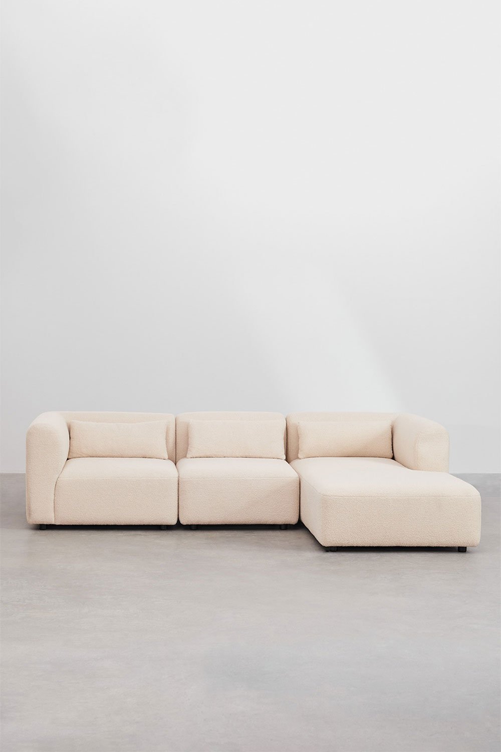 Sofá modular chaise longue direito de 3 peças Fogler, imagem de galeria 3