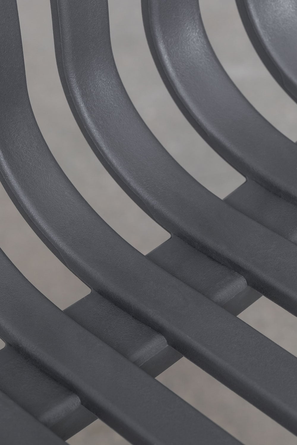 Pacote de 4 bancos altos empilháveis de polipropileno Wendell, imagem de galeria 7