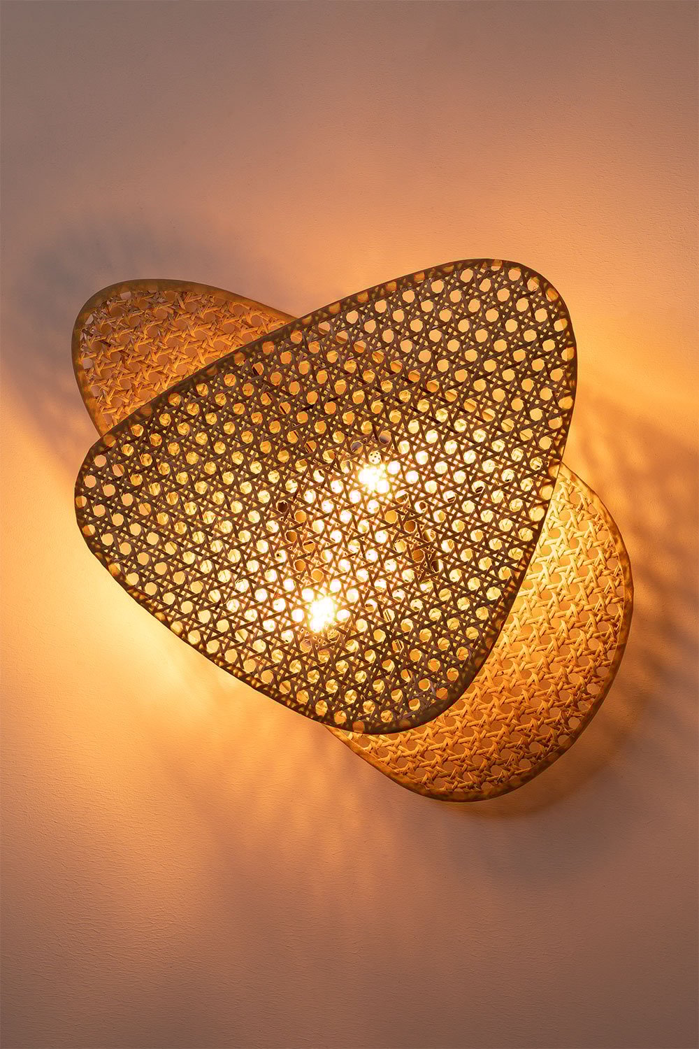 Aplique de parede em rattan Ruly, imagem de galeria 4