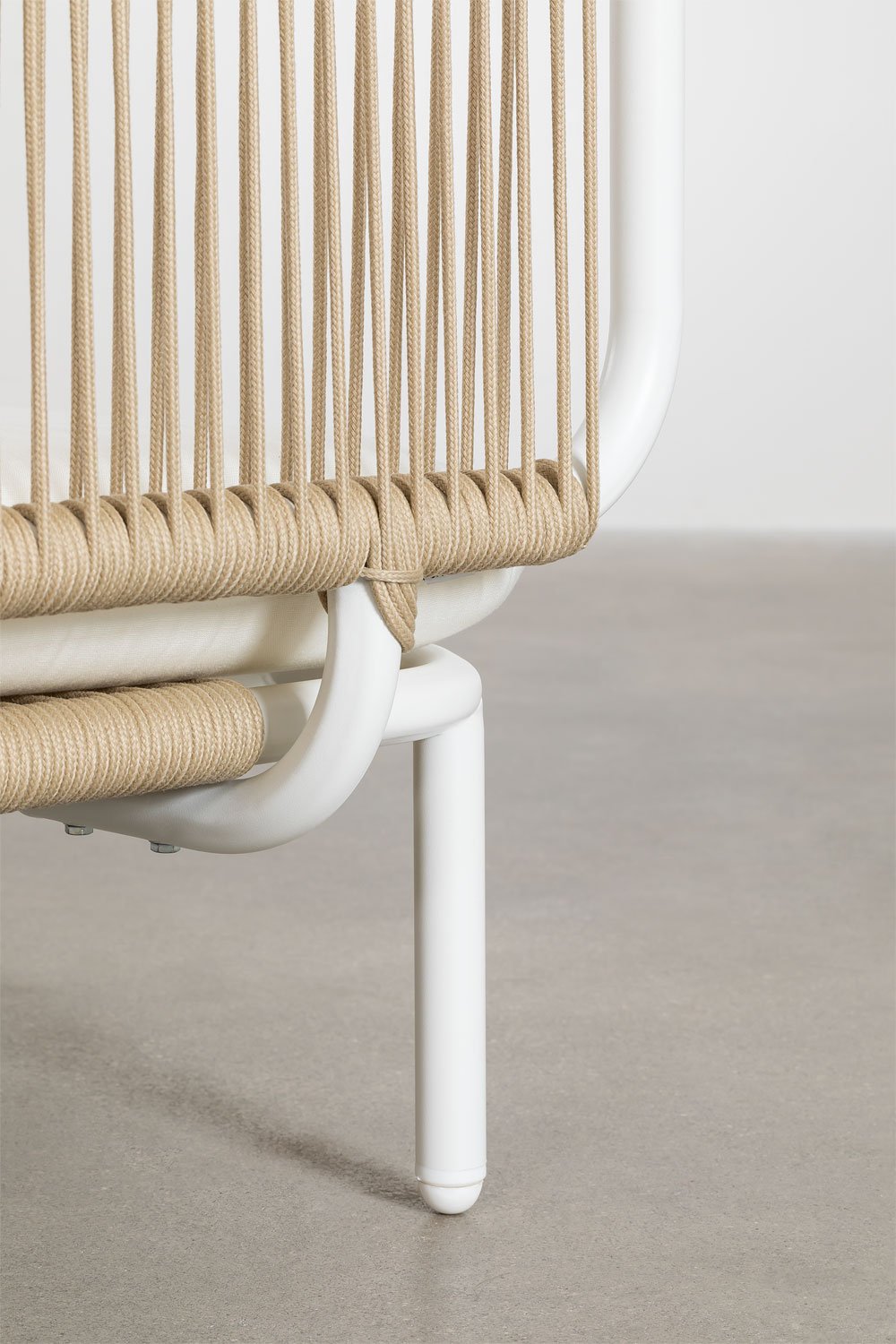 Sofá modular de canto de jardim de 5 peças e pufe Roubly , imagem de galeria 5