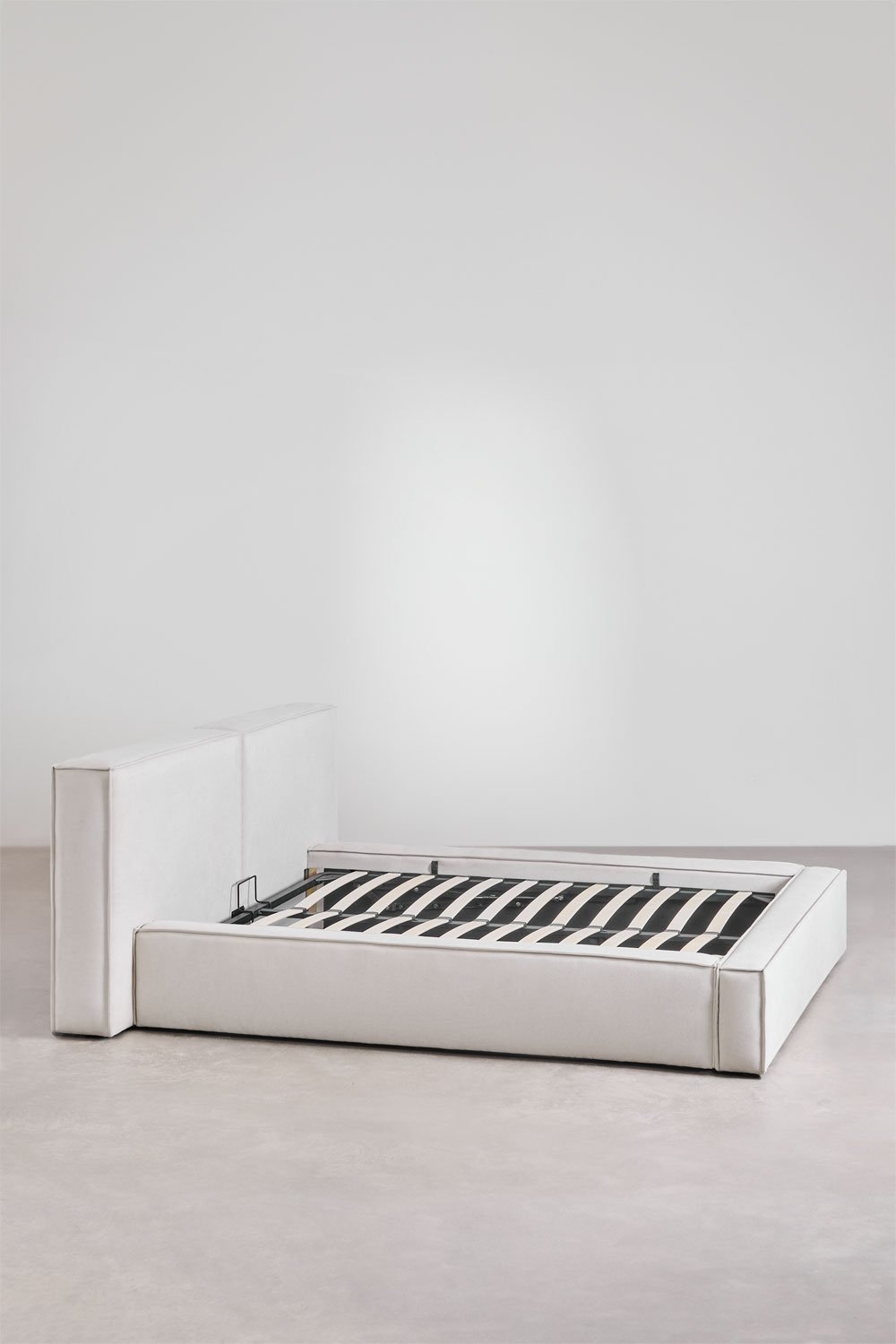 Cama com estrado elevatório estofada Lunari, imagem de galeria 5