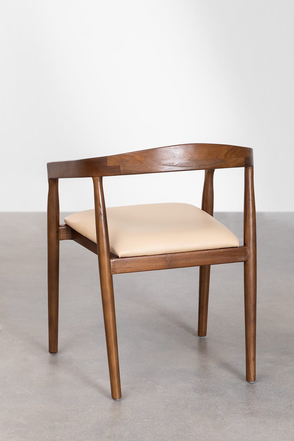 Cadeira de jantar de couro Visby, imagem de galeria 5