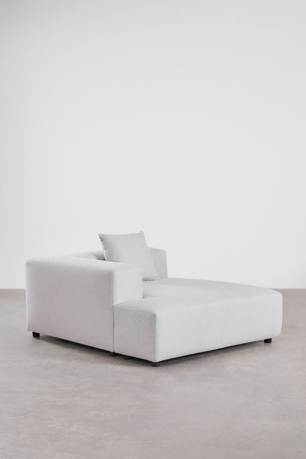 Sofá modular chaise longue de canto esquerdo de 3 peças com puff ↔︎450 cm Bruna, imagem de galeria 7