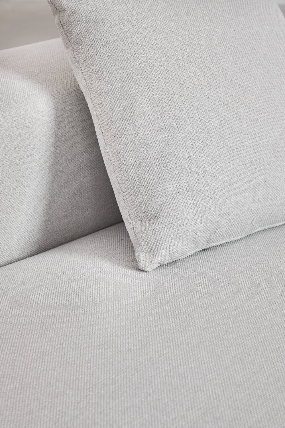 Sofá modular chaise longue de canto esquerdo de 3 peças com puff ↔︎450 cm Bruna, imagem de galeria 3