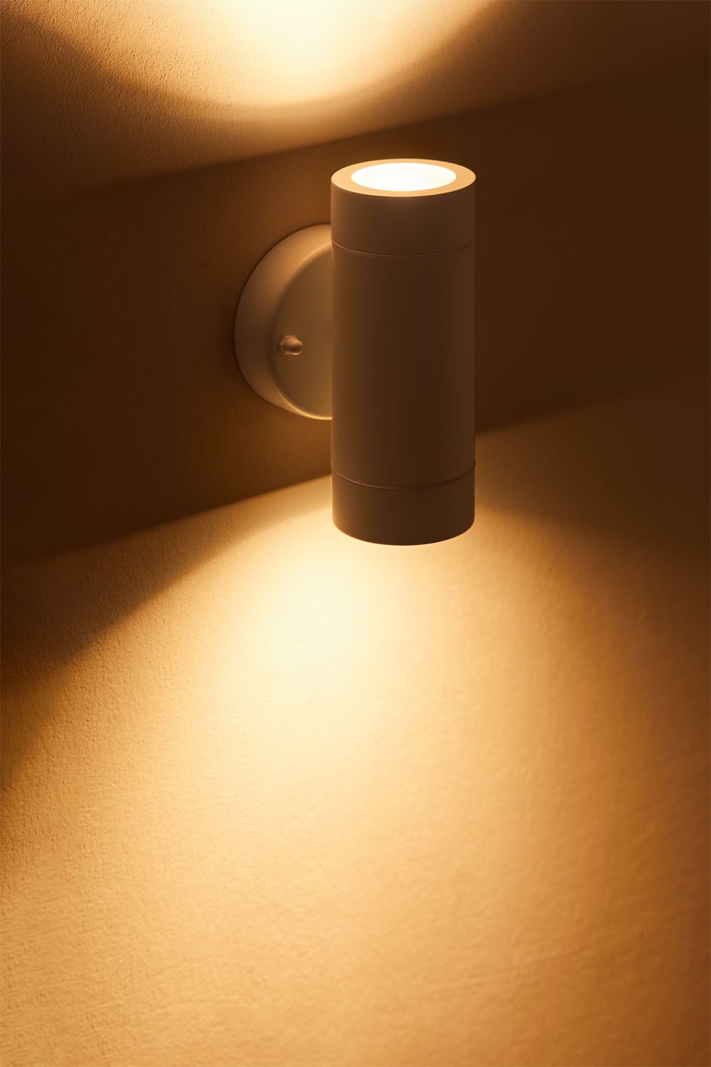 Aplique de parede para exterior em aço inoxidável com 2 pontos de luz Jaxten, imagem de galeria 2