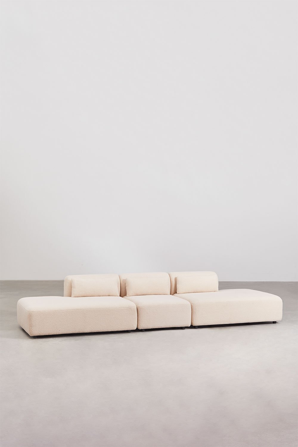 Sofá-chaise duplo modular de 3 peças Fogler, imagem de galeria 2