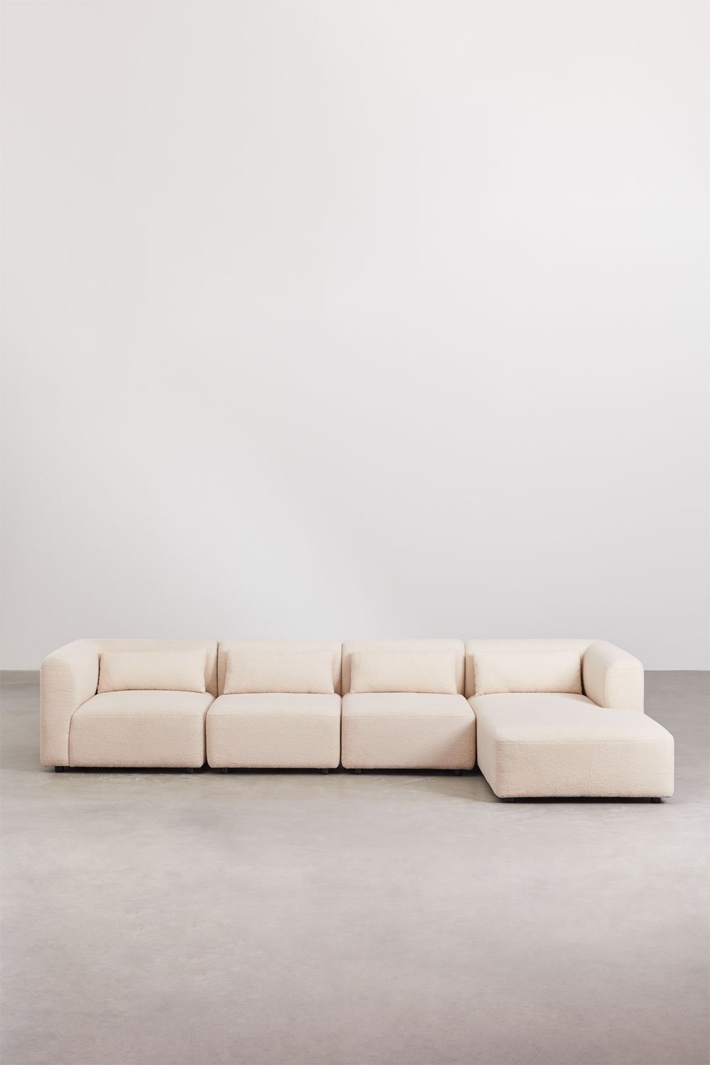 Sofá modular chaise longue direito de 4 peças Fogler, imagem de galeria 3