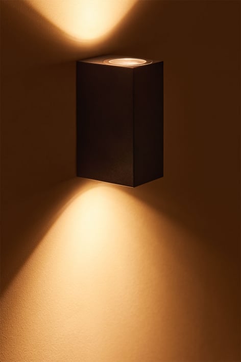 Aplique de exterior com 2 pontos de luz Yovar