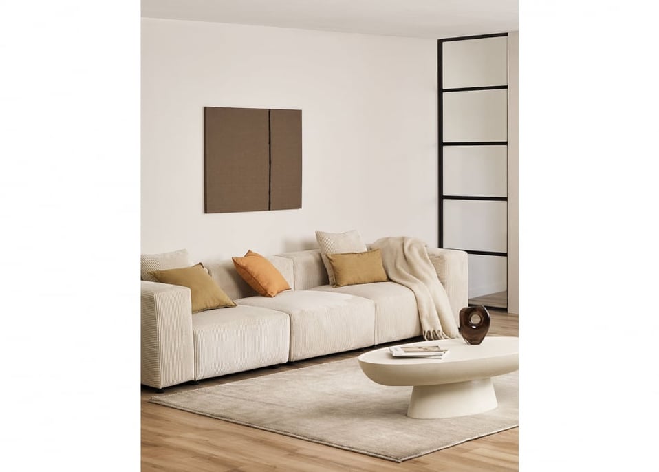 Sofá modular de 3 peças ↔︎315 cm com apoio de braço alto Bruna