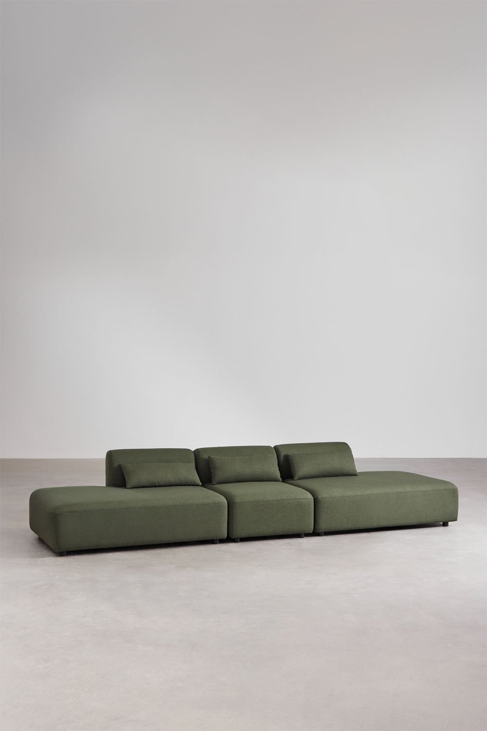 Sofá-chaise duplo modular de 3 peças Fogler, imagem de galeria 1