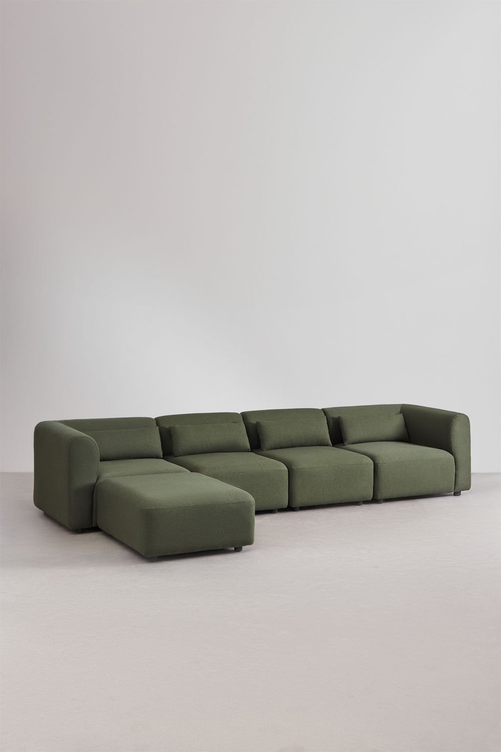 Sofá modular de 4 peças com pufe Fogler, imagem de galeria 3