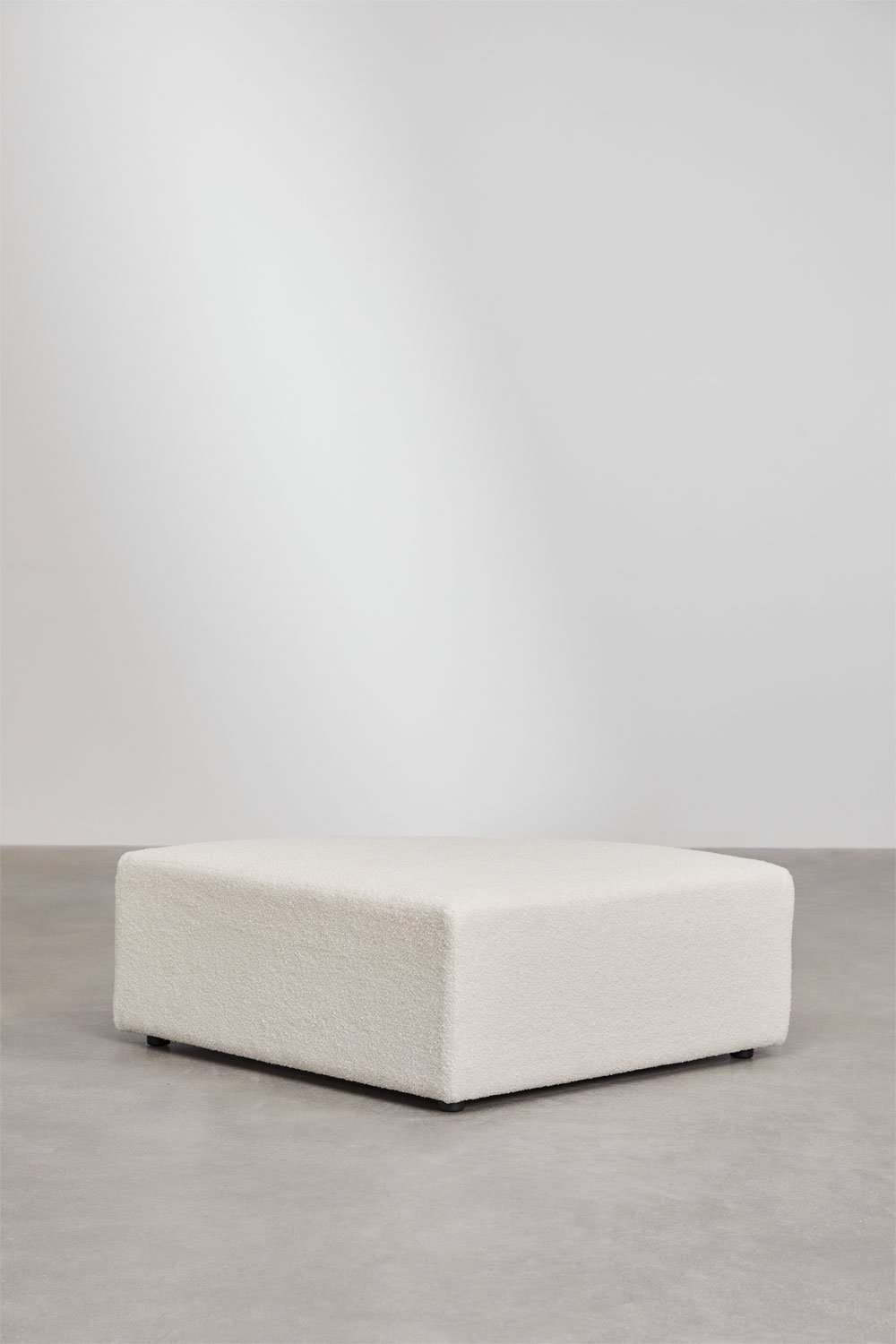 Pufe triangular de tosquia Borjan, imagem de galeria 5