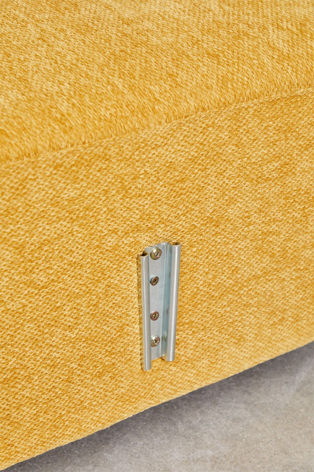 Módulo de canto esquerdo 135x113 cm com apoio de braço alto para sofá modular Bruna, imagem de galeria 5