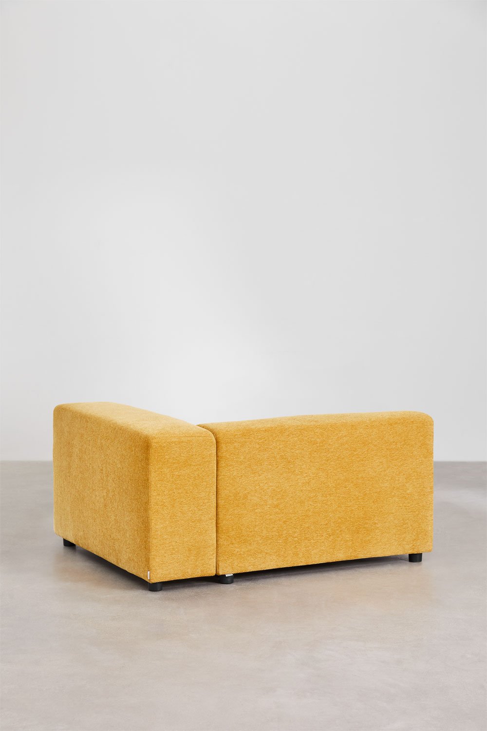 Módulo de canto direito 135x113 cm com apoio de braço alto para sofá modular Bruna, imagem de galeria 4