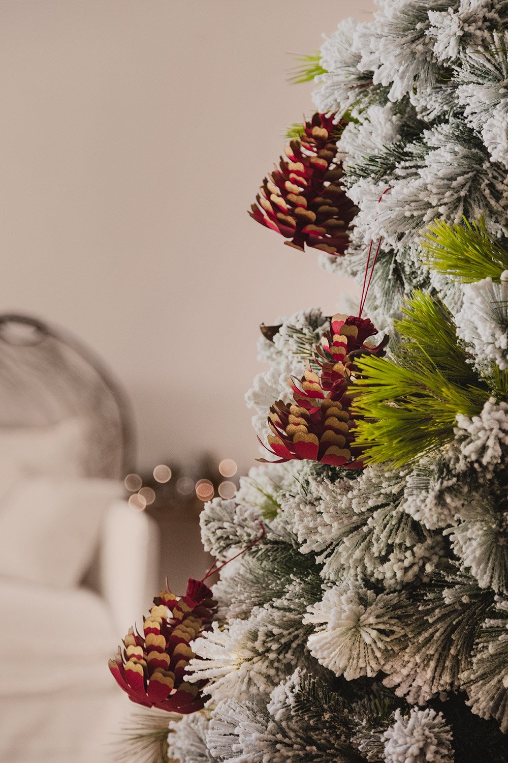 Pacote de 3 decorações de Natal em papel Kiyoto , imagem de galeria 1