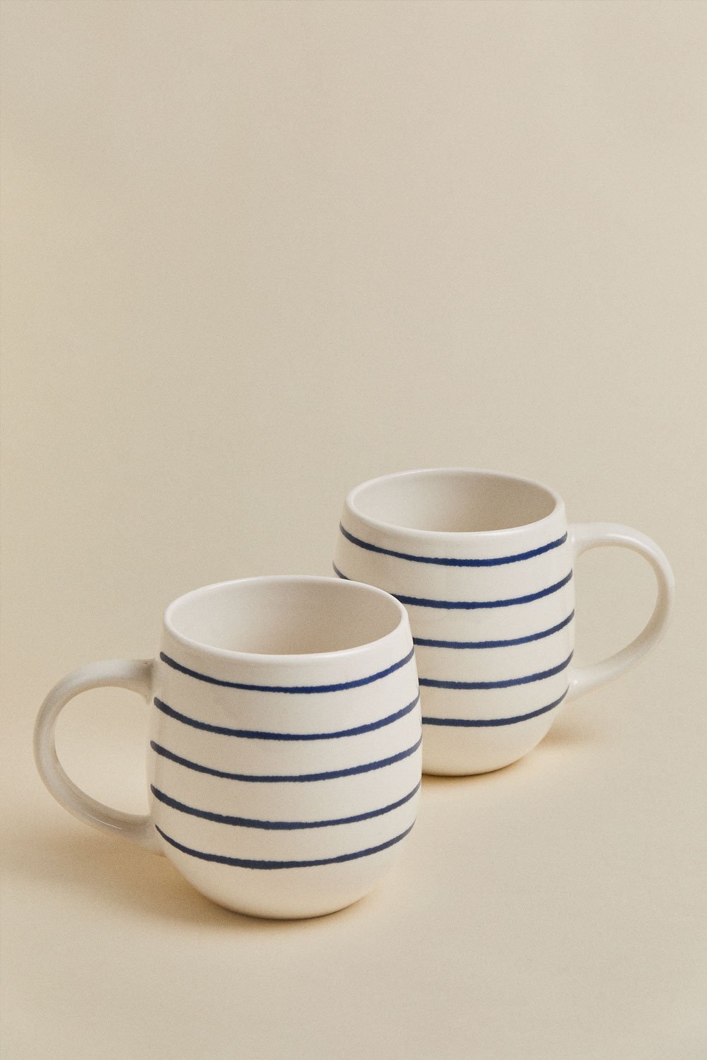 Pack de 2 canecas em new bone china 47 cl Isolda, imagem de galeria 3