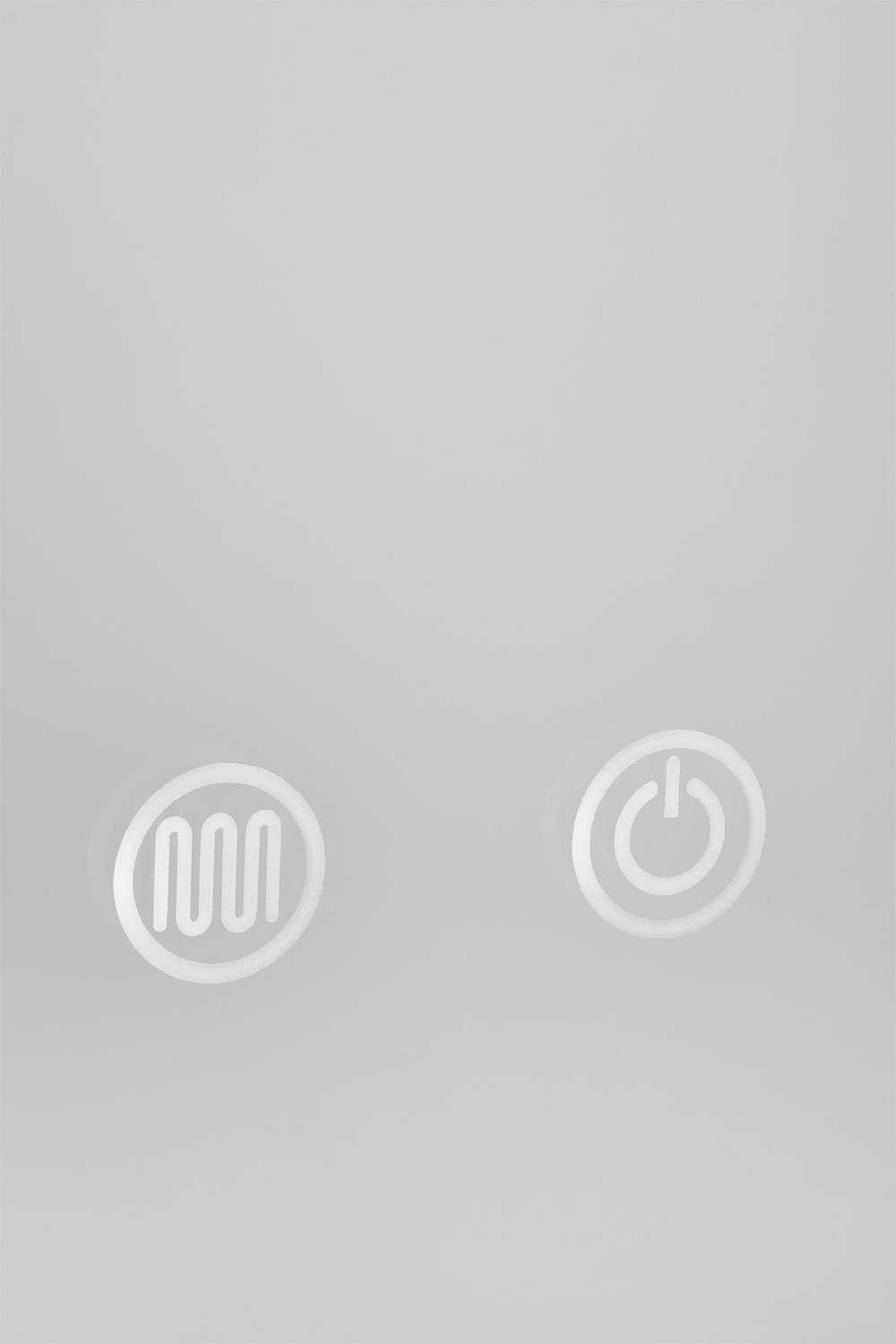 Espelho de parede redondo Ø70 cm para casa de banho com luz LED e antivapor Riben, imagem de galeria 7