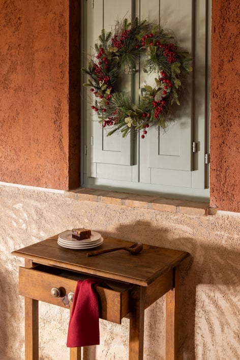 Coroa decorativa de Natal Ø60 cm Adeline