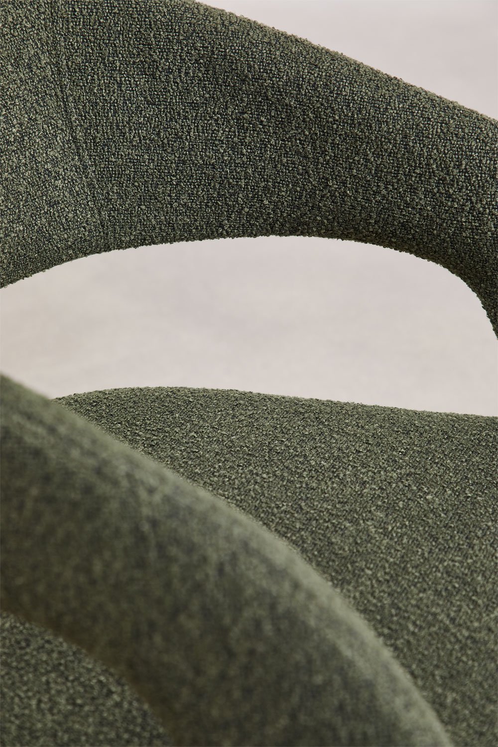 Pacote de 4 cadeiras de jantar estofadas Arazeina com braços, imagem de galeria 2