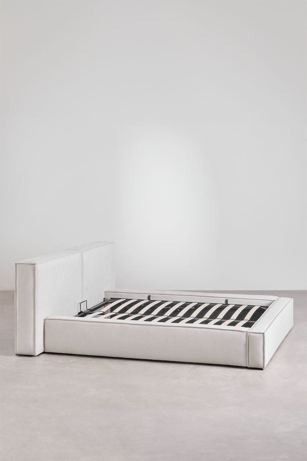 Cama com estrado elevatório estofada Lunari, imagem de galeria 6