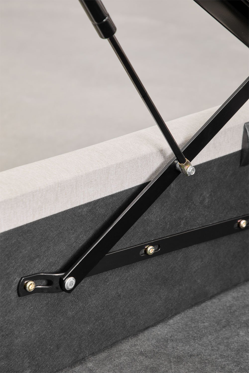 Cama com baú articulado estofada Winselet, imagem de galeria 8