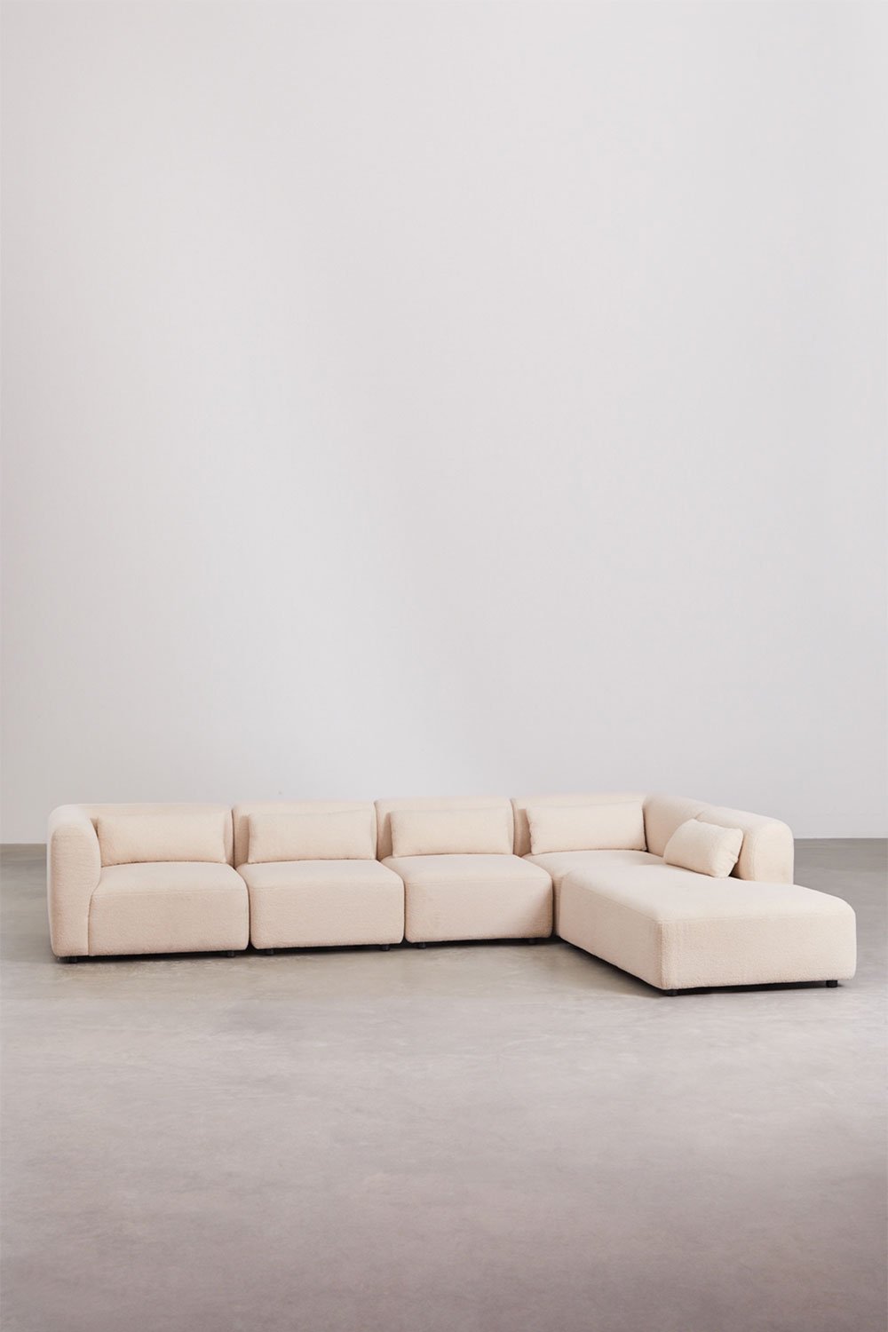 Sofá modular Fogler de 5 peças com chaise longue direita, imagem de galeria 3