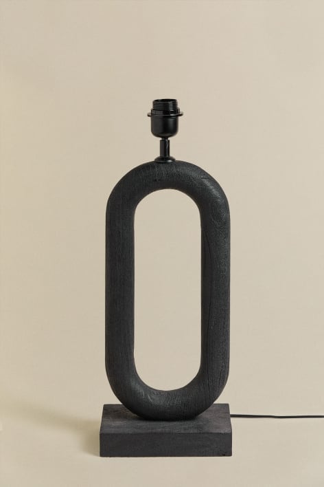 Base para candeeiro de mesa ↑45 cm em madeira de manga Tiberia