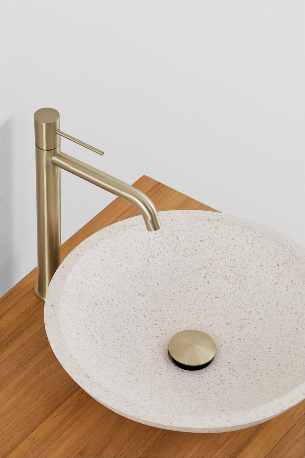 Conjunto de móvel de casa de banho suspenso em madeira de teca Jabari, imagem de galeria 4