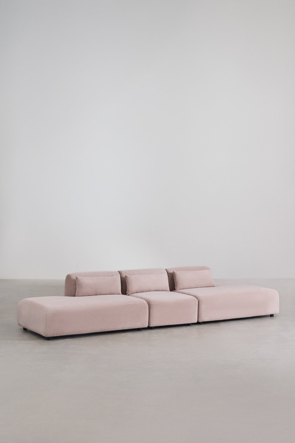 Sofá-chaise duplo modular de 3 peças Fogler, imagem de galeria 3