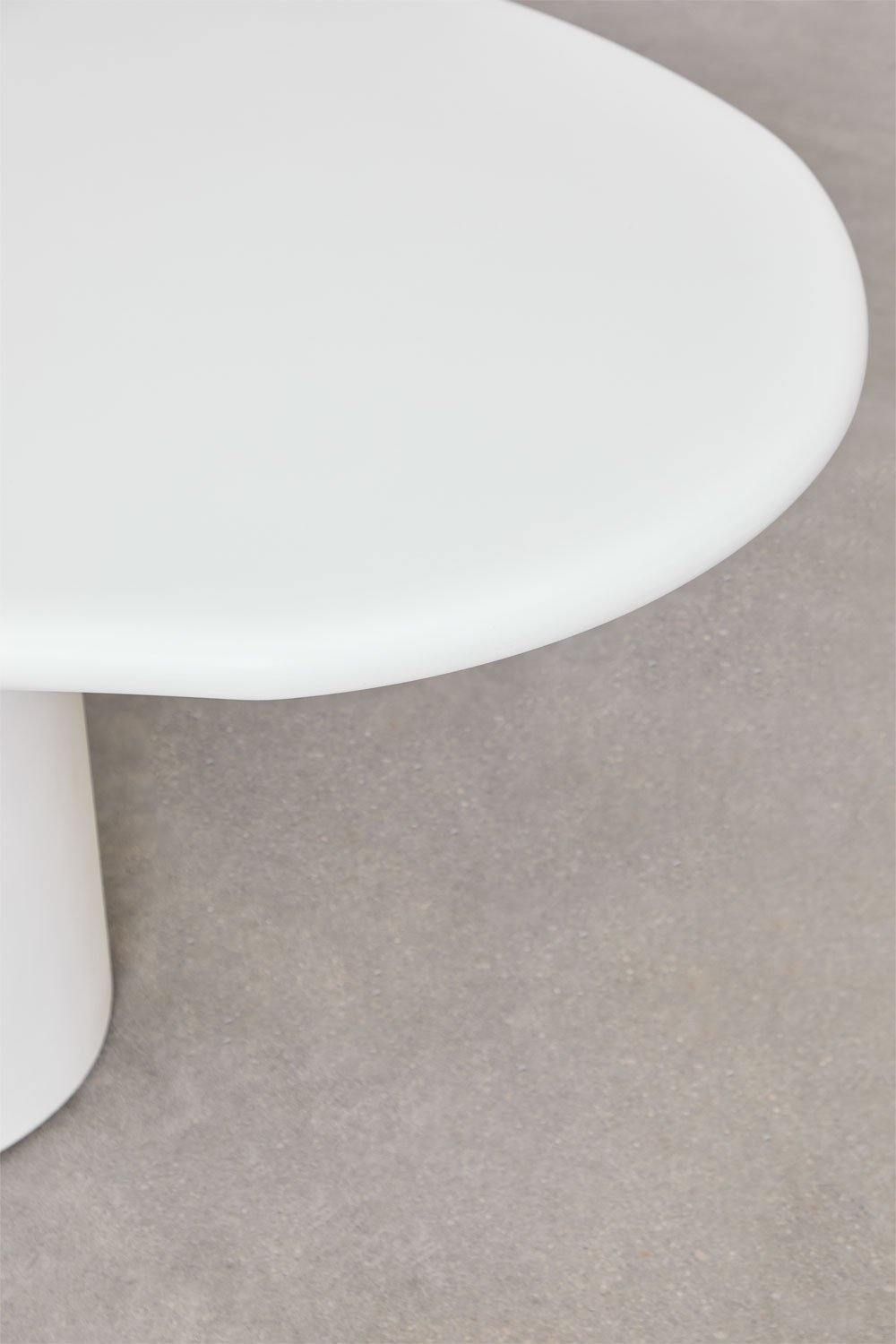 Mesa de jardim oval 230x130 cm em cimento Vaduz, imagem de galeria 5