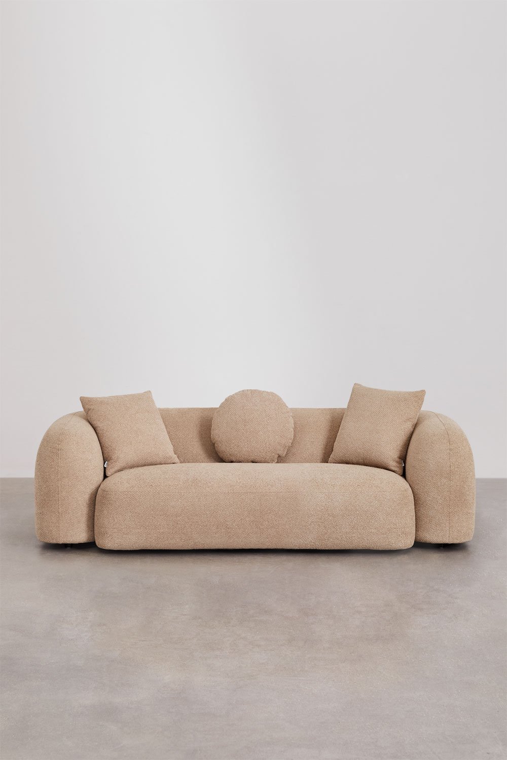 Sofá de 3 lugares em chenille Coco, imagem de galeria 1